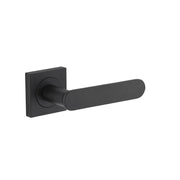 Bronte Lever Matt Black Square Rose