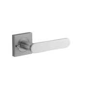 Bronte Lever Square Rose Privacy Kit (Inbuilt Privacy) Brushed Chrome