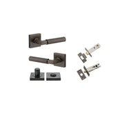 Berlin Lever Square Rose Privacy Kit Signature Brass