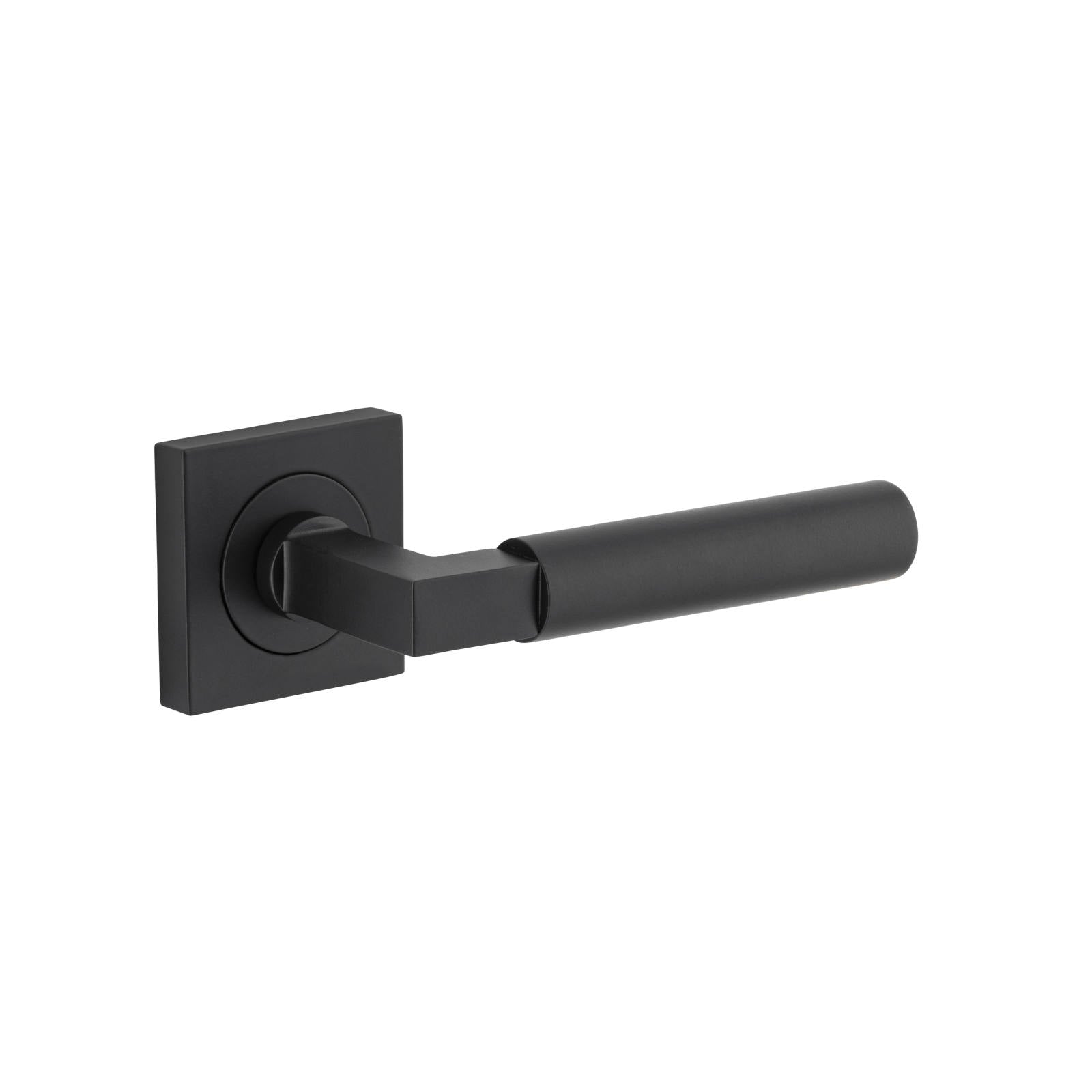 Berlin Lever Matt Black Square Rose