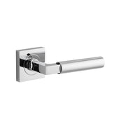 Berlin Lever Polished Chrome Square Rose