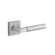Berlin Lever Brushed Chrome Square Rose