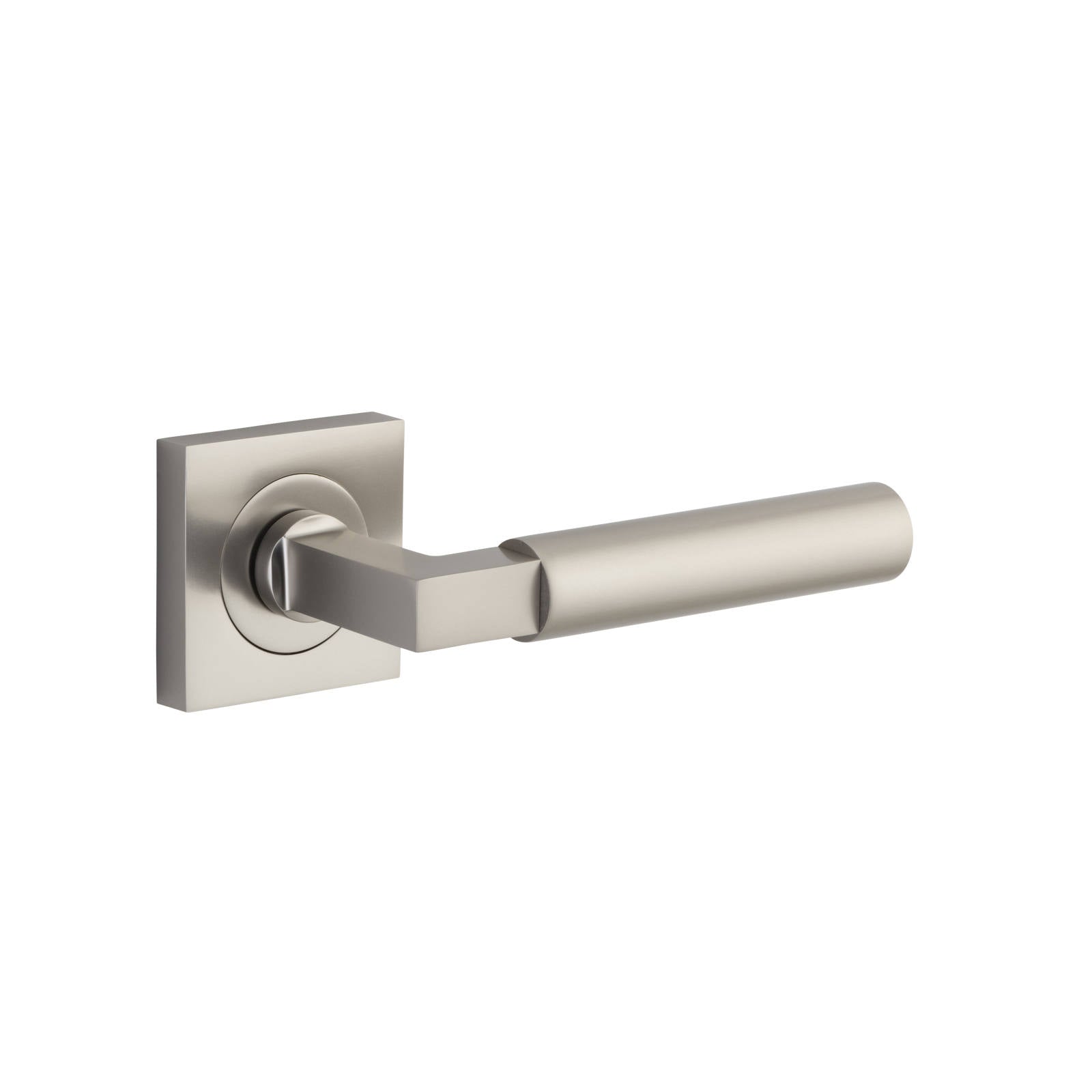 Berlin Lever Satin Nickel Square Rose