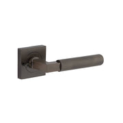 Brunswick Lever Square Rose Privacy Kit (Inbuilt Privacy) Signature Brass