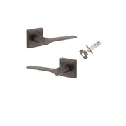 Como Lever Square Rose Passage Kit Signature Brass