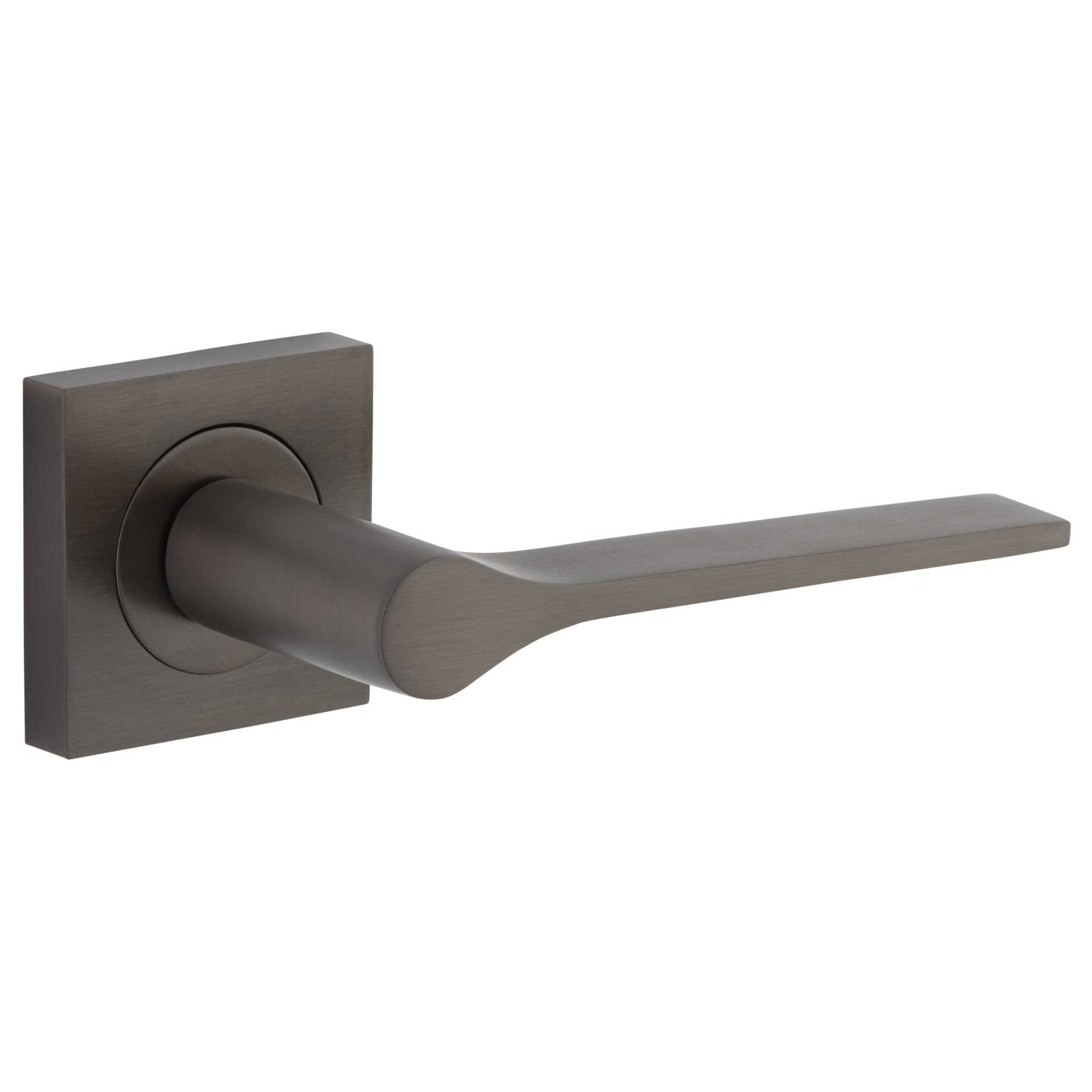 Como Lever Signature Brass Square Rose