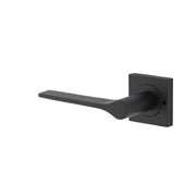 Como Lever Square Rose Privacy Kit (Inbuilt Privacy) Matt Black