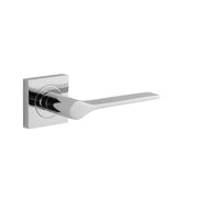 Como Lever Polished Chrome Square Rose