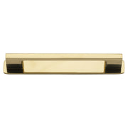 Cali Cabinet Pull with Backplate CTC 128mm, Polished Brass