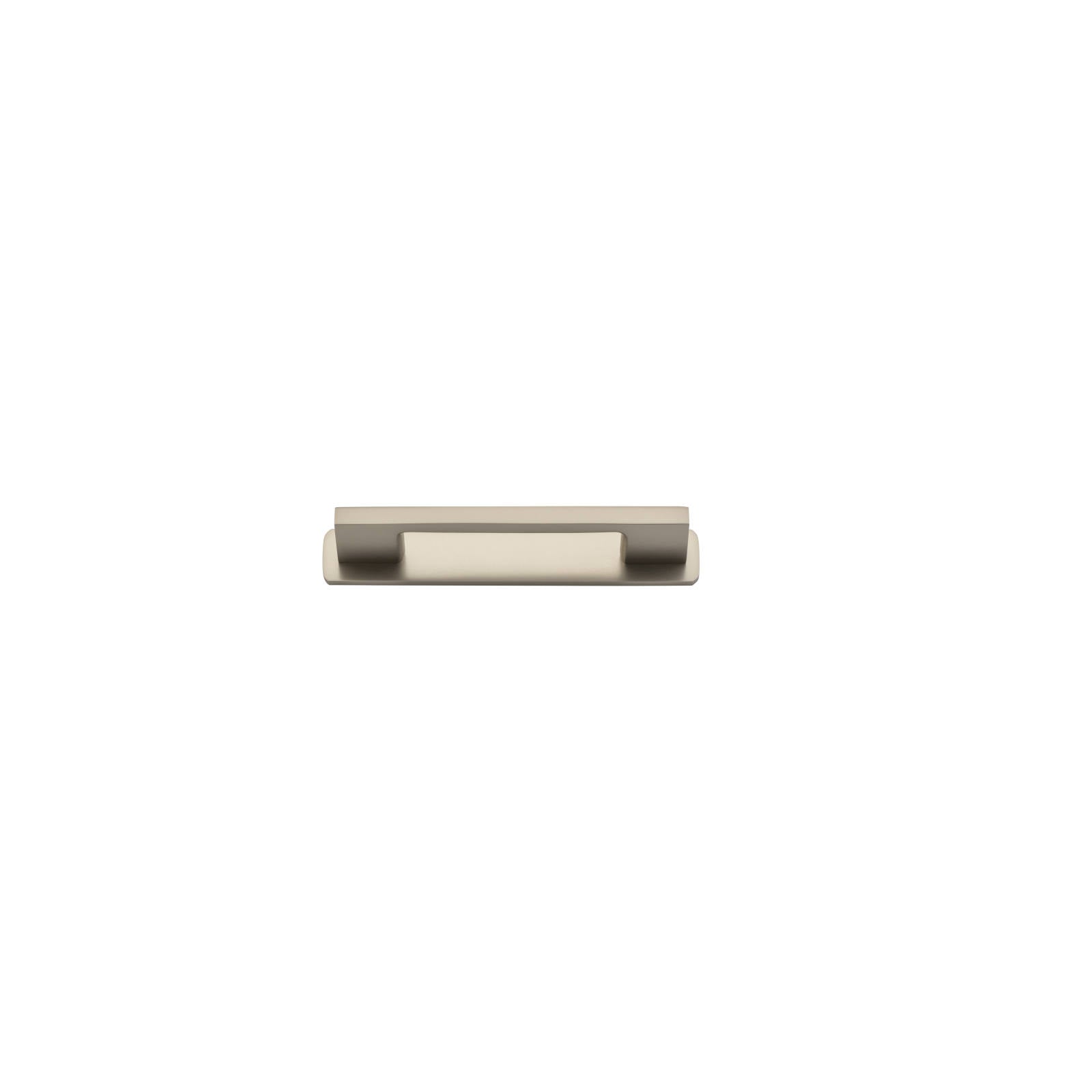 Cali Cabinet Pull With Backplate Satin Nickel Ctc 96Mm
