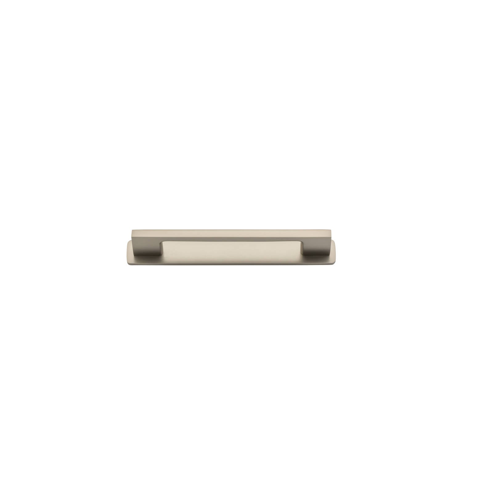 Cali Cabinet Pull With Backplate Satin Nickel Ctc 128Mm