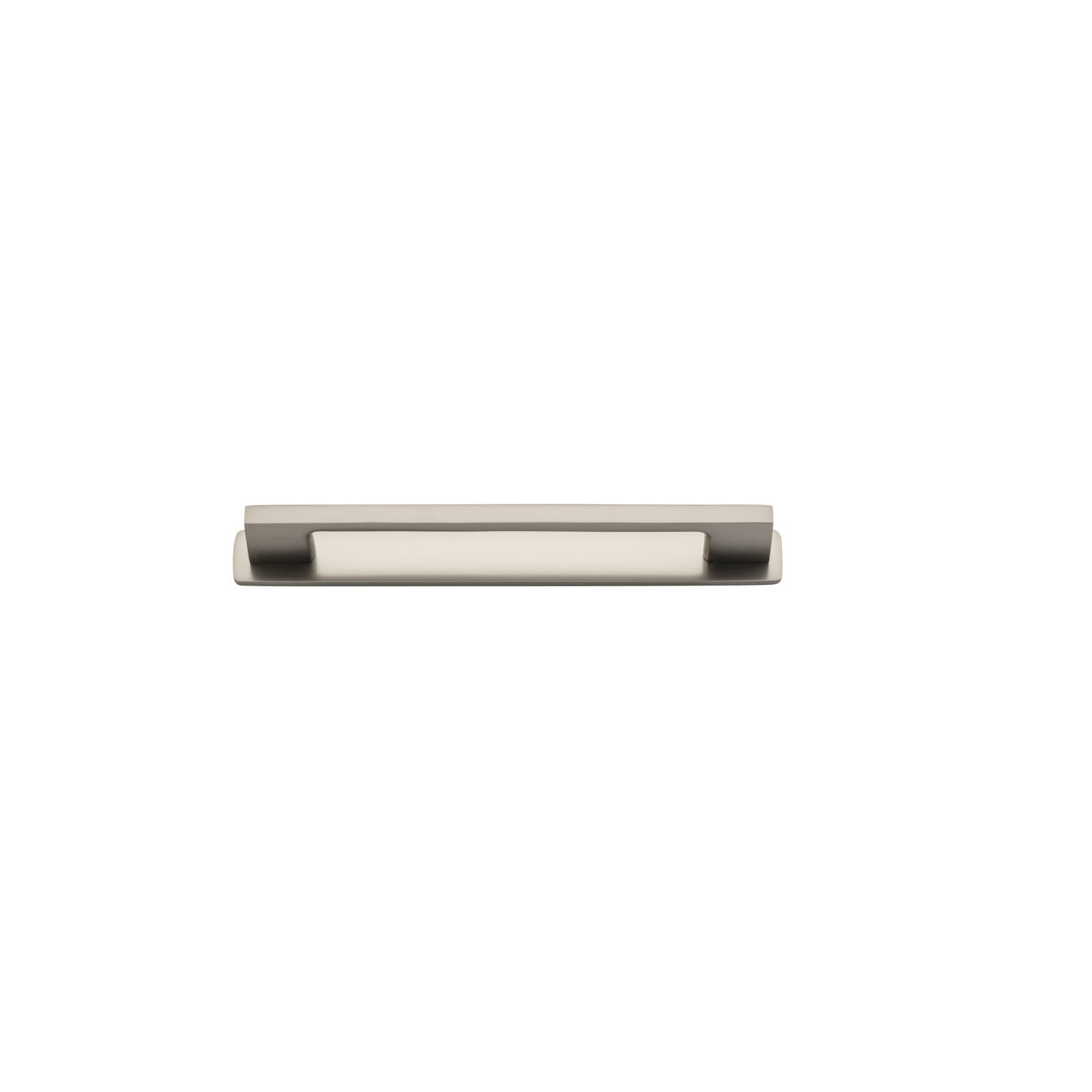 Cali Cabinet Pull With Backplate Satin Nickel Ctc 160Mm