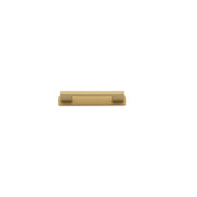 Cali Cabinet Pull With Backplate Brushed Brass Ctc 96Mm