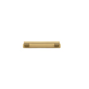 Cali Cabinet Pull With Backplate Brushed Brass Ctc 128Mm