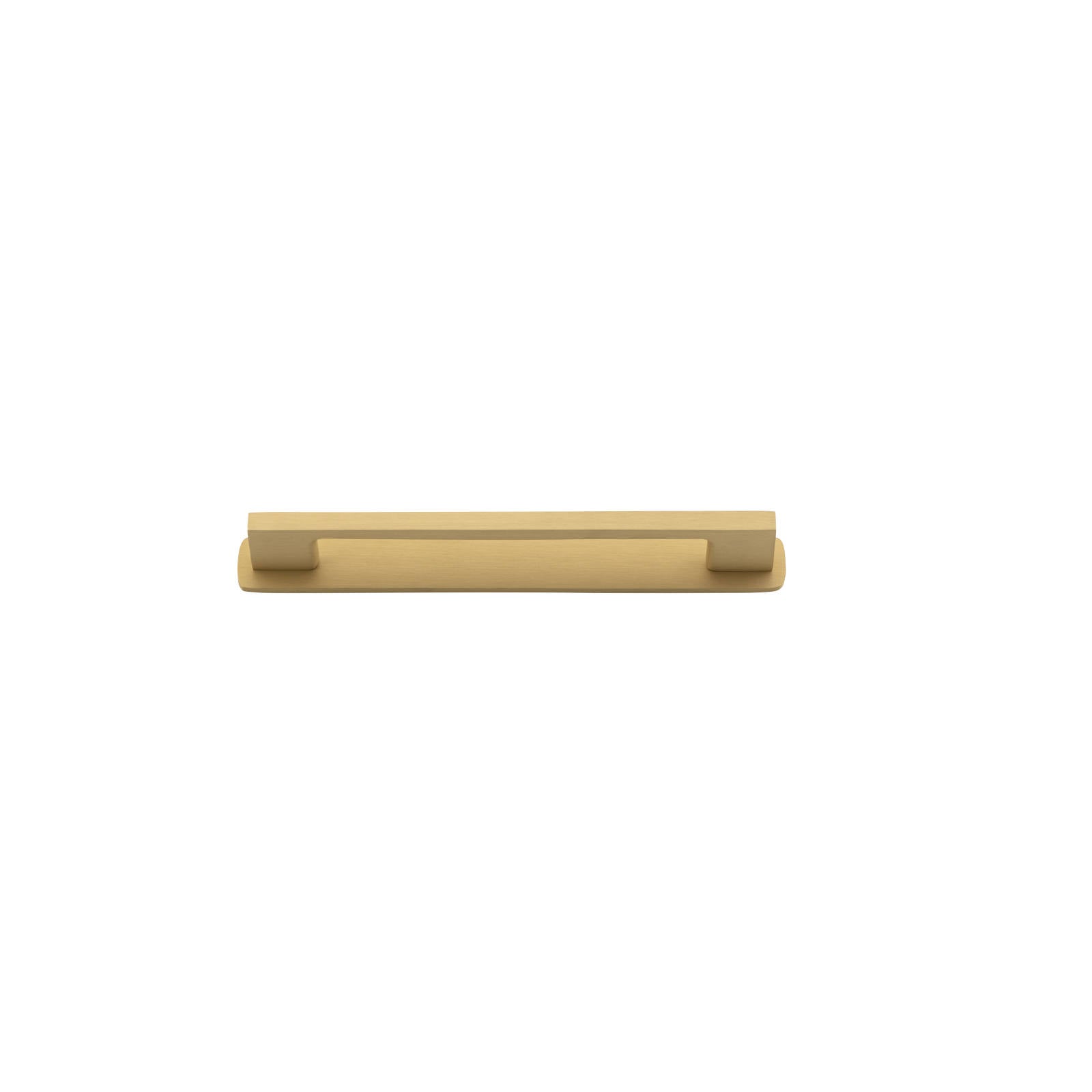 Cali Cabinet Pull With Backplate Brushed Brass Ctc 160Mm