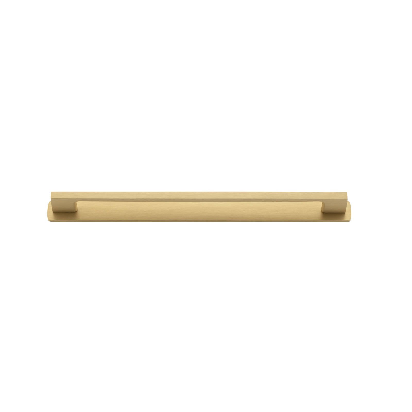 Cali Cabinet Pull With Backplate Brushed Brass Ctc 256Mm