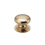 Sarlat Cupboard Knob Polished Brass P32Xd38Mm