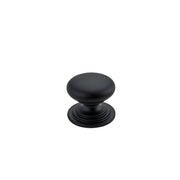 Sarlat Cupboard Knob P27xD32mm Matt Black
