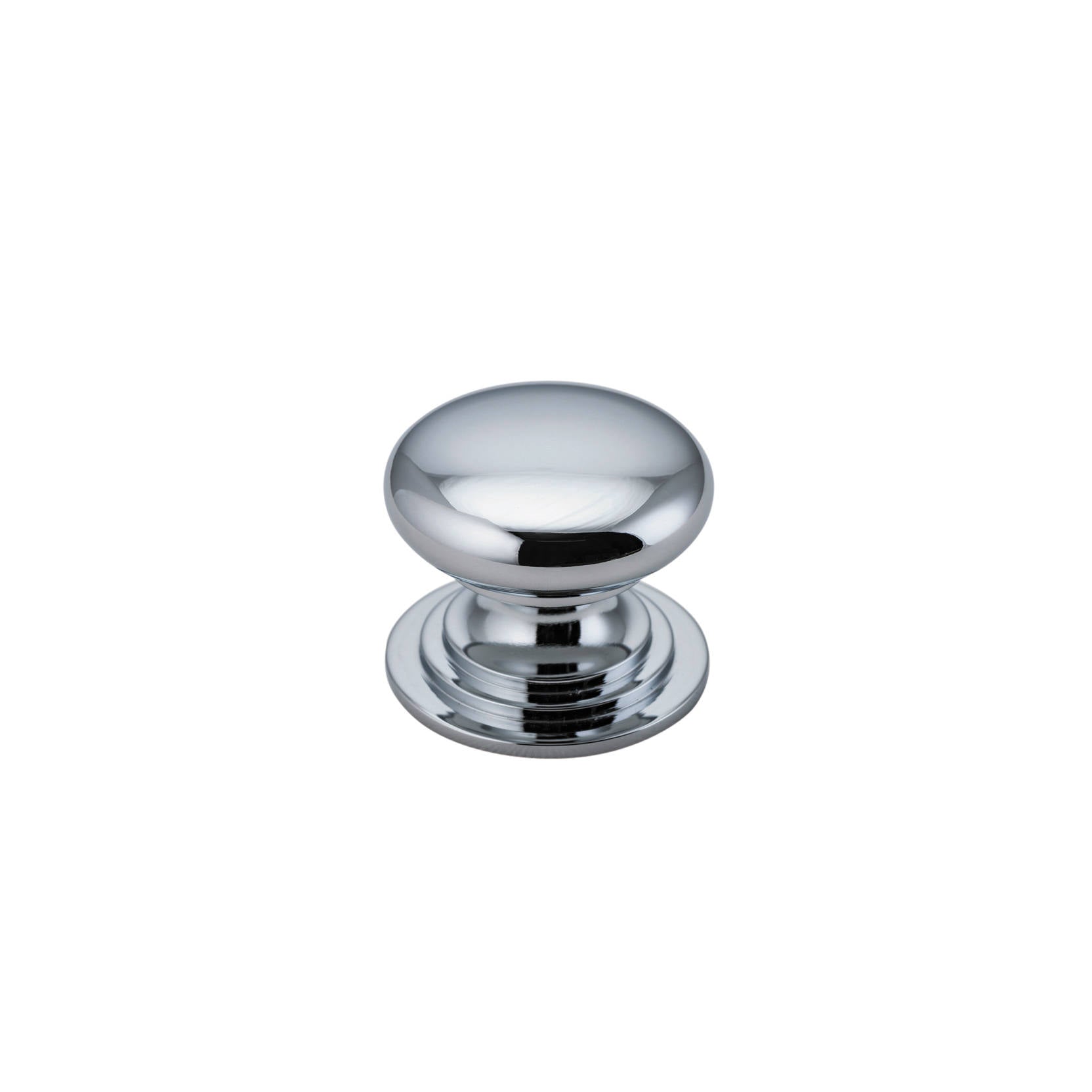 Sarlat Cupboard Knob P27xD32mm Polished Chrome
