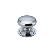 Sarlat Cupboard Knob P32xD38mm Polished Chrome