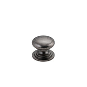 Sarlat Cupboard Knob P27xD32mm Distressed Nickel