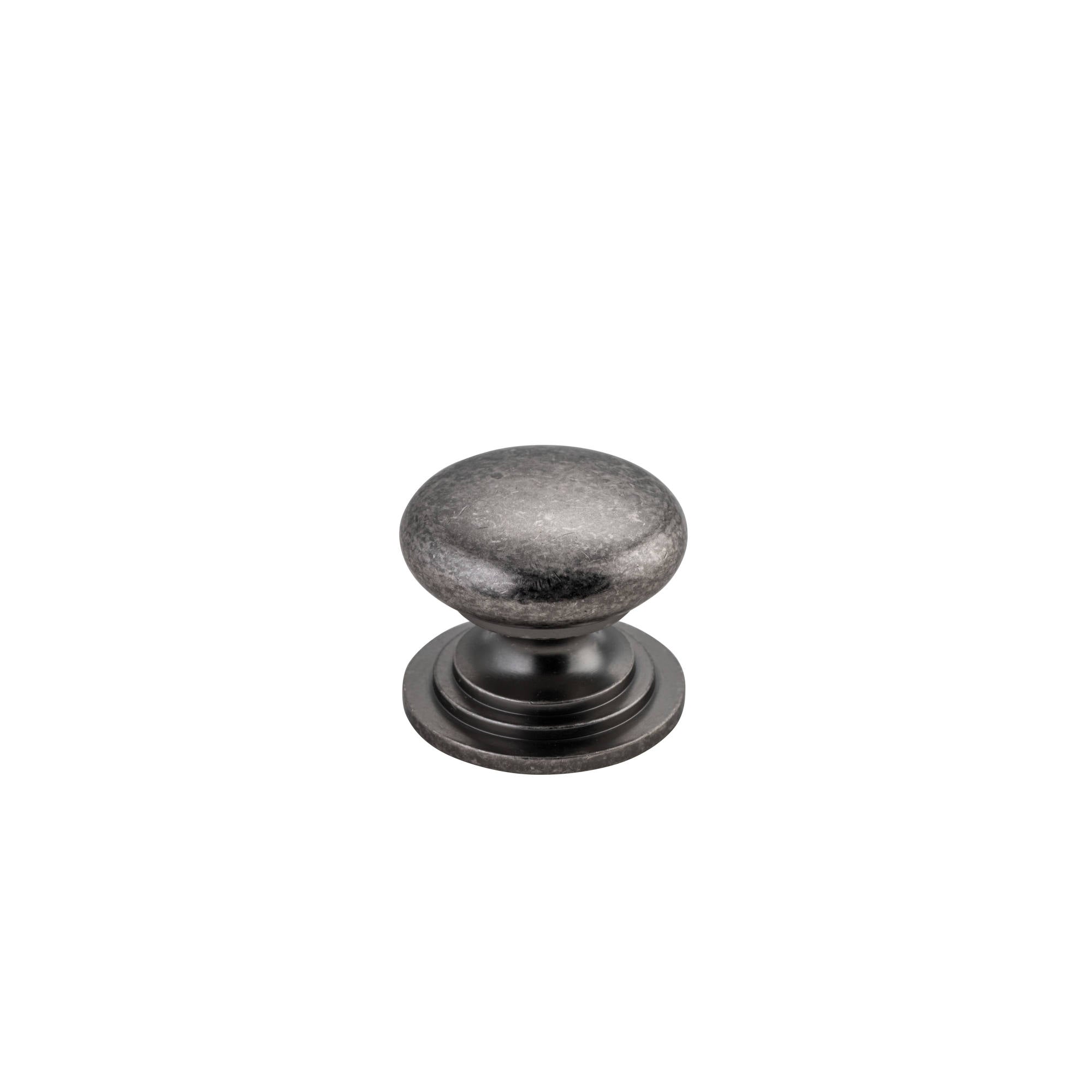 Sarlat Cupboard Knob P27xD32mm Distressed Nickel