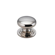 Sarlat Cupboard Knob P32xD38mm Polished Nickel