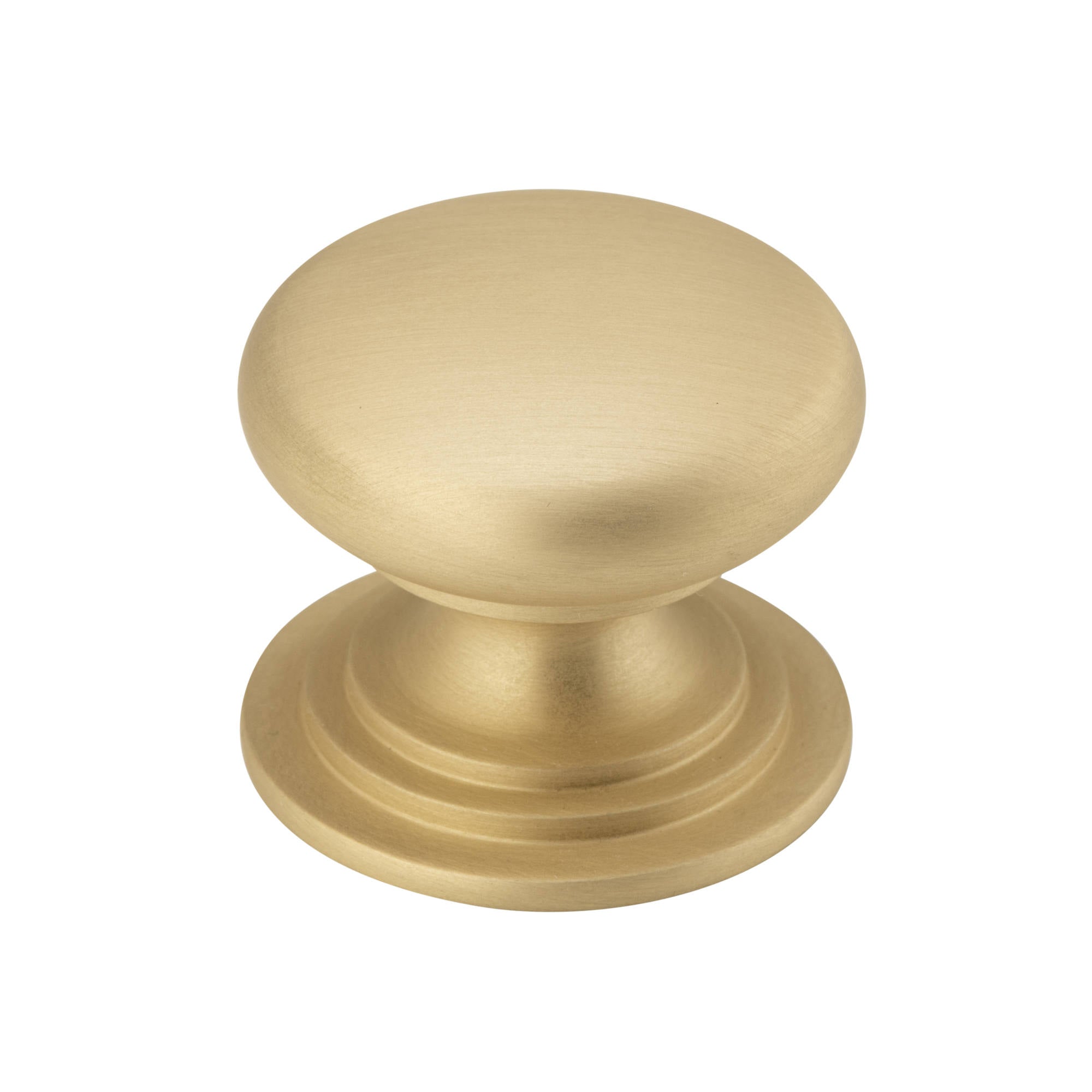 Sarlat Cupboard Knob P32xD38mm Brushed Brass
