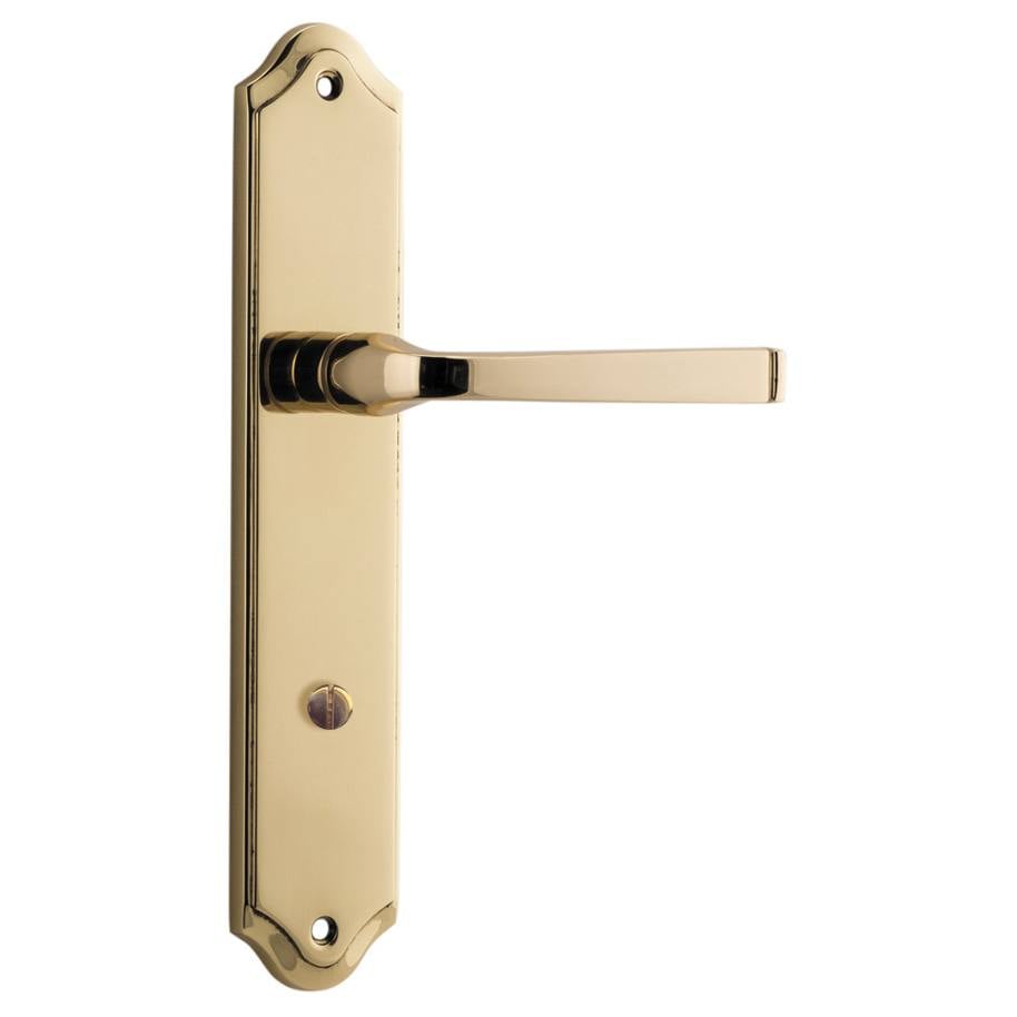 Annecy Lever Shouldered Backplate Polished Brass