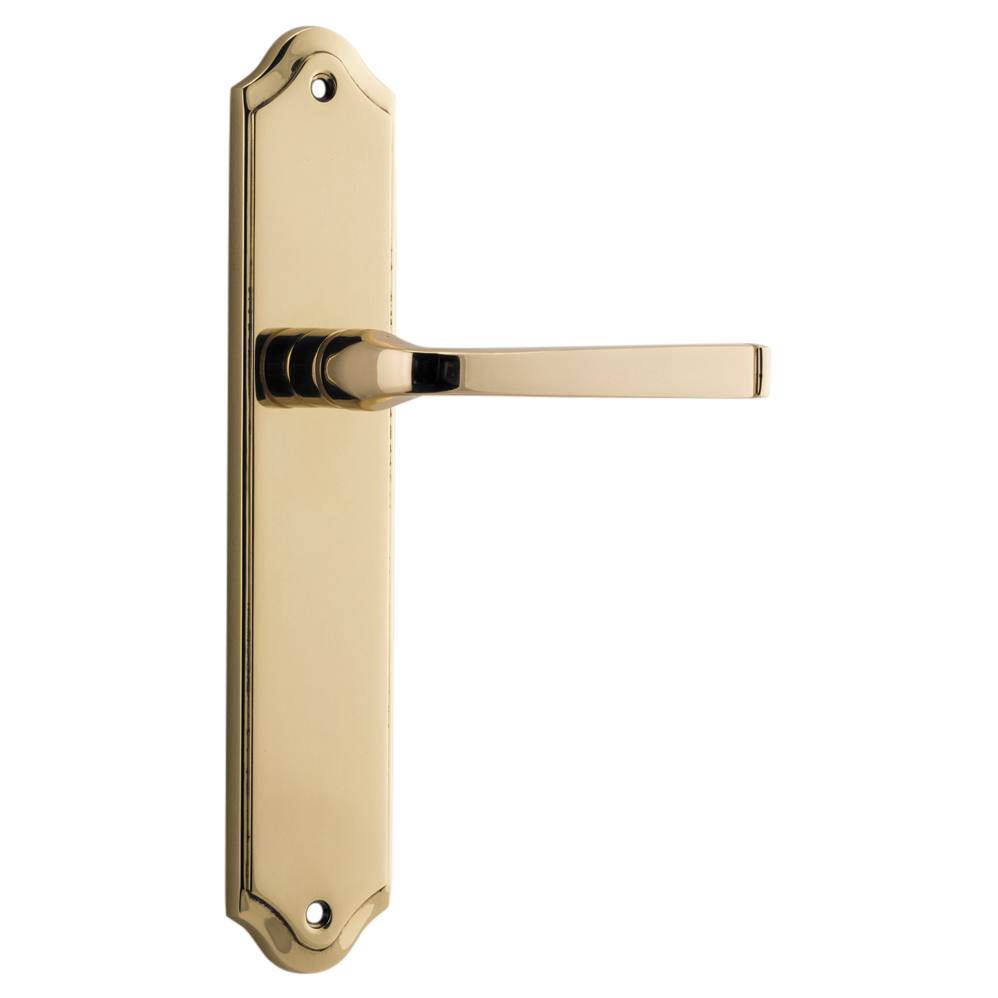 Annecy Lever Shouldered Backplate Polished Brass