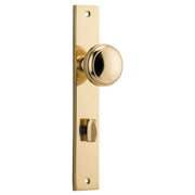 Paddington Knob Rectangular Backplate Polished Brass