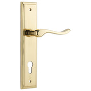 Stirling Lever Stepped Backplate Polished Brass