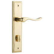 Stirling Lever Stepped Backplate Polished Brass