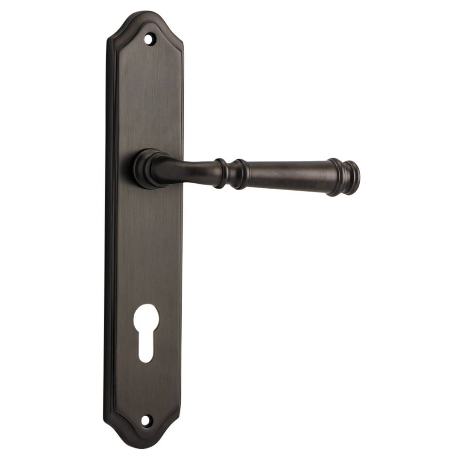 Verona Lever - Shouldered Backplate with Euro 85mm Pitch Signature Brass