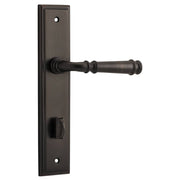 Verona Lever Stepped Backplate Signature Brass