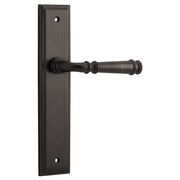 Verona Lever Stepped Backplate Signature Brass
