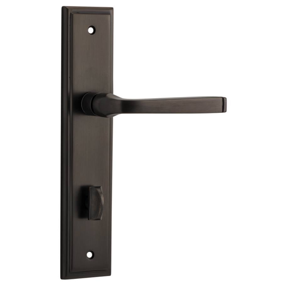 Annecy Lever Stepped Backplate Signature Brass