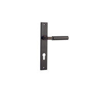 Berlin Lever Signature Brass Rectangular Backplate