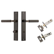 Berlin Lever Rectangular Backplate Privacy Kit Signature Brass