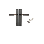 Brunswick Lever Rectangular Backplate Passage Kit Signature Brass