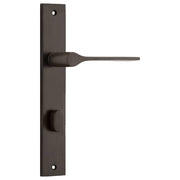 Como Lever Signature Brass Rectangular Backplate