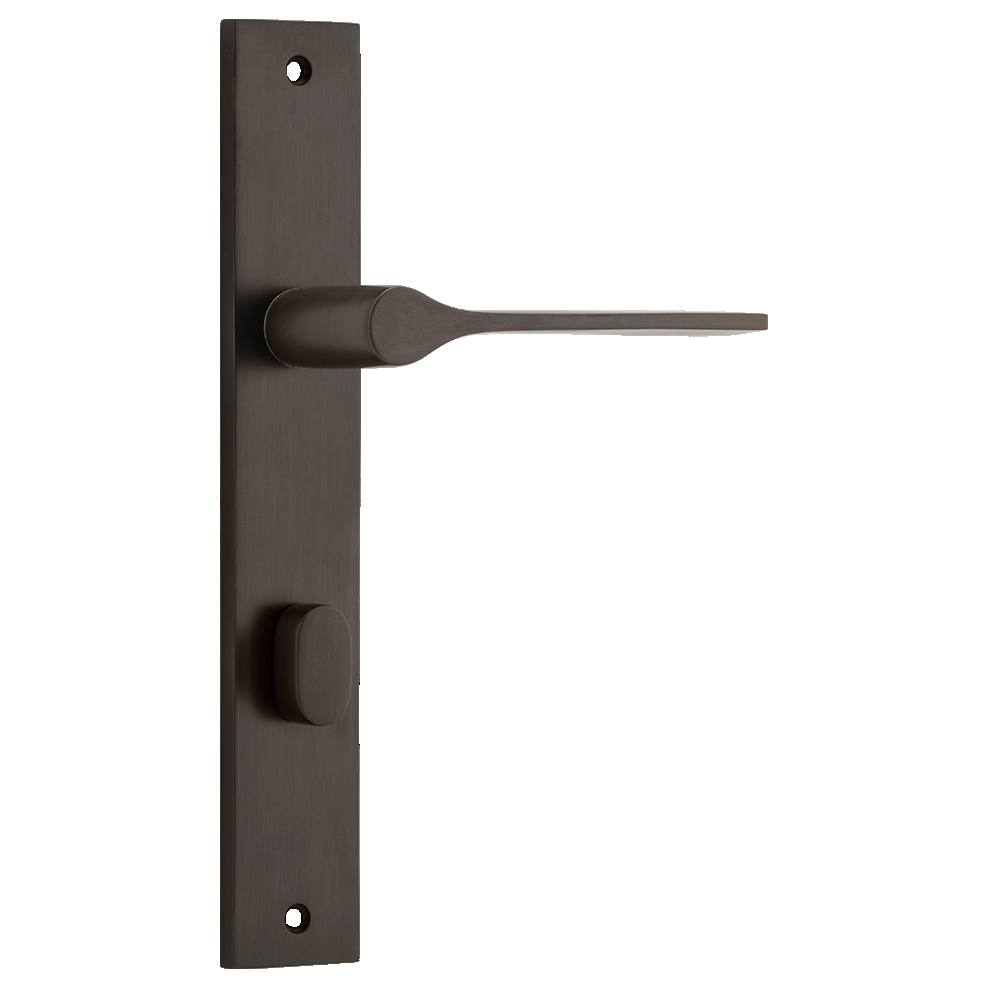 Como Lever Signature Brass Rectangular Backplate