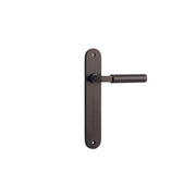 Berlin Lever Signature Brass Oval Backplate