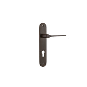 Como Lever Signature Brass Oval Backplate