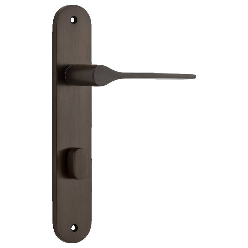 Como Lever Signature Brass Oval Backplate