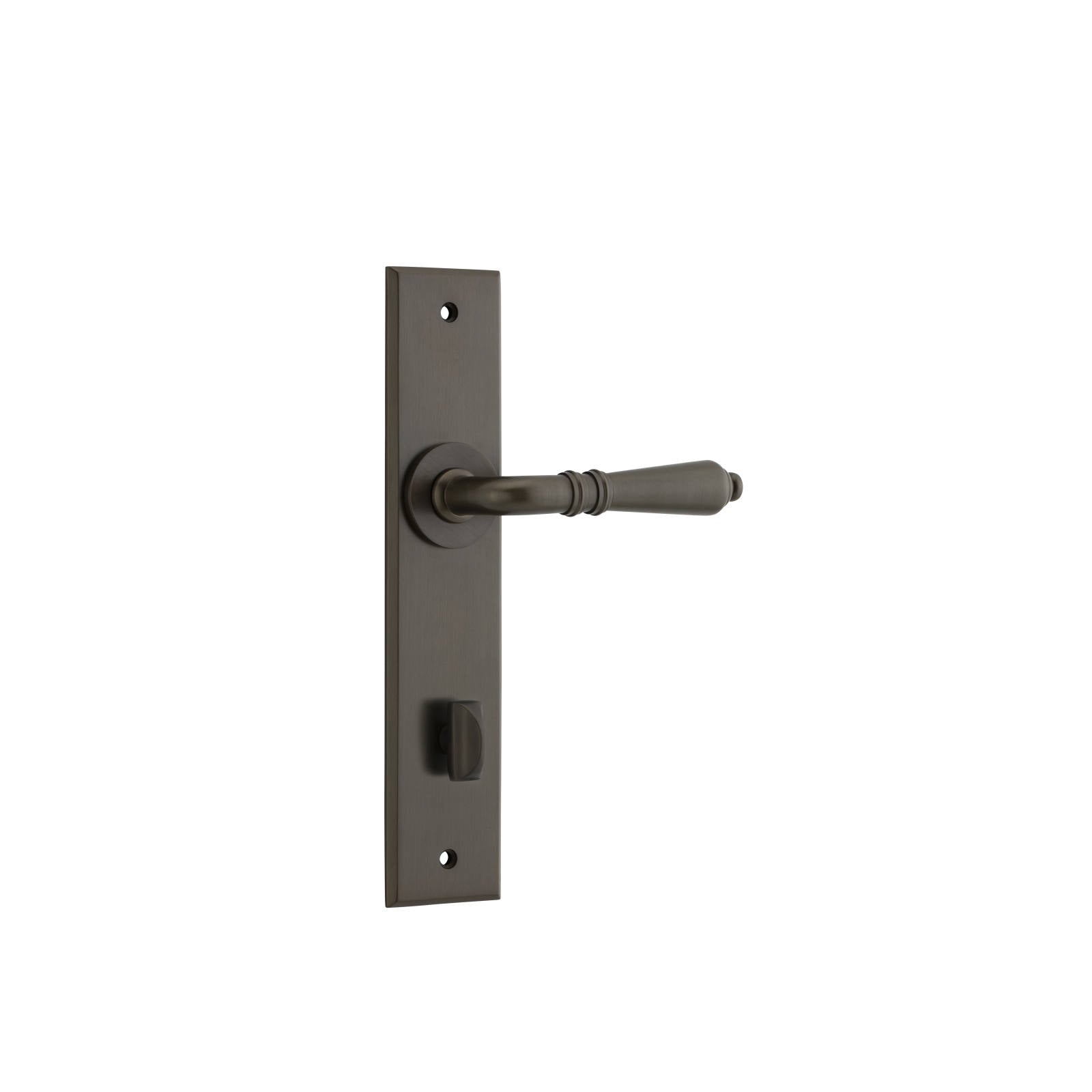 Sarlat Lever Signature Brass Chamfered Backplate