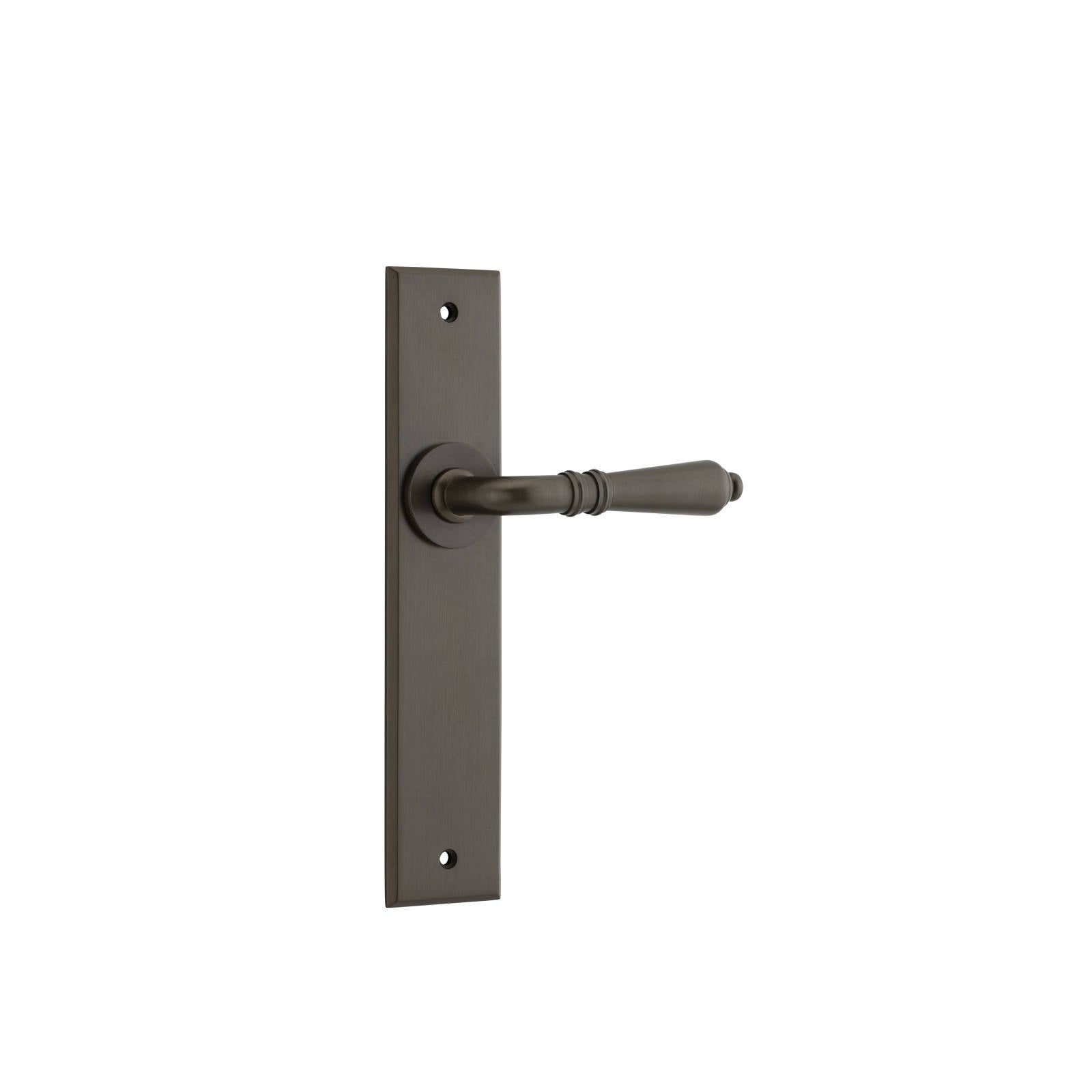 Sarlat Lever Signature Brass Chamfered Backplate