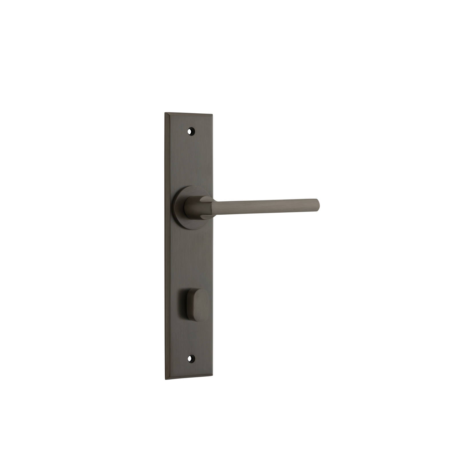 Baltimore Lever Signature Brass Chamfered Backplate