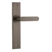 Bronte Lever Signature Brass Chamfered Backplate