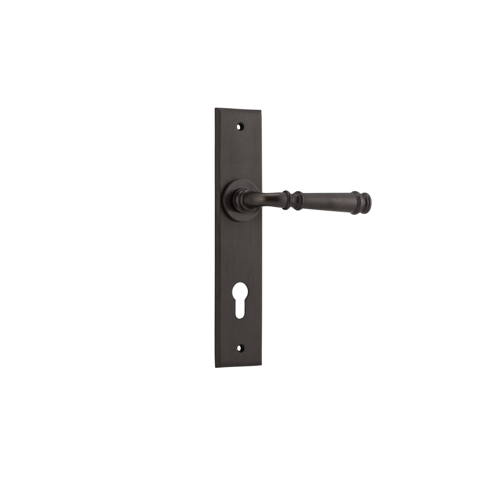 Verona Lever Signature Brass Chamfered Backplate